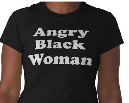 Angry Black Wmn Tshirt